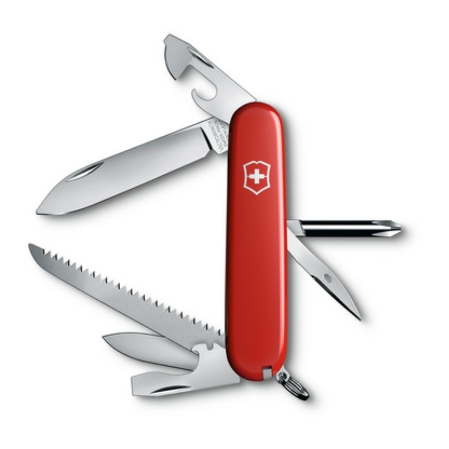 Victorinox outdoor lommekniv med sav og multifunktionelle værktøjer til friluftsliv