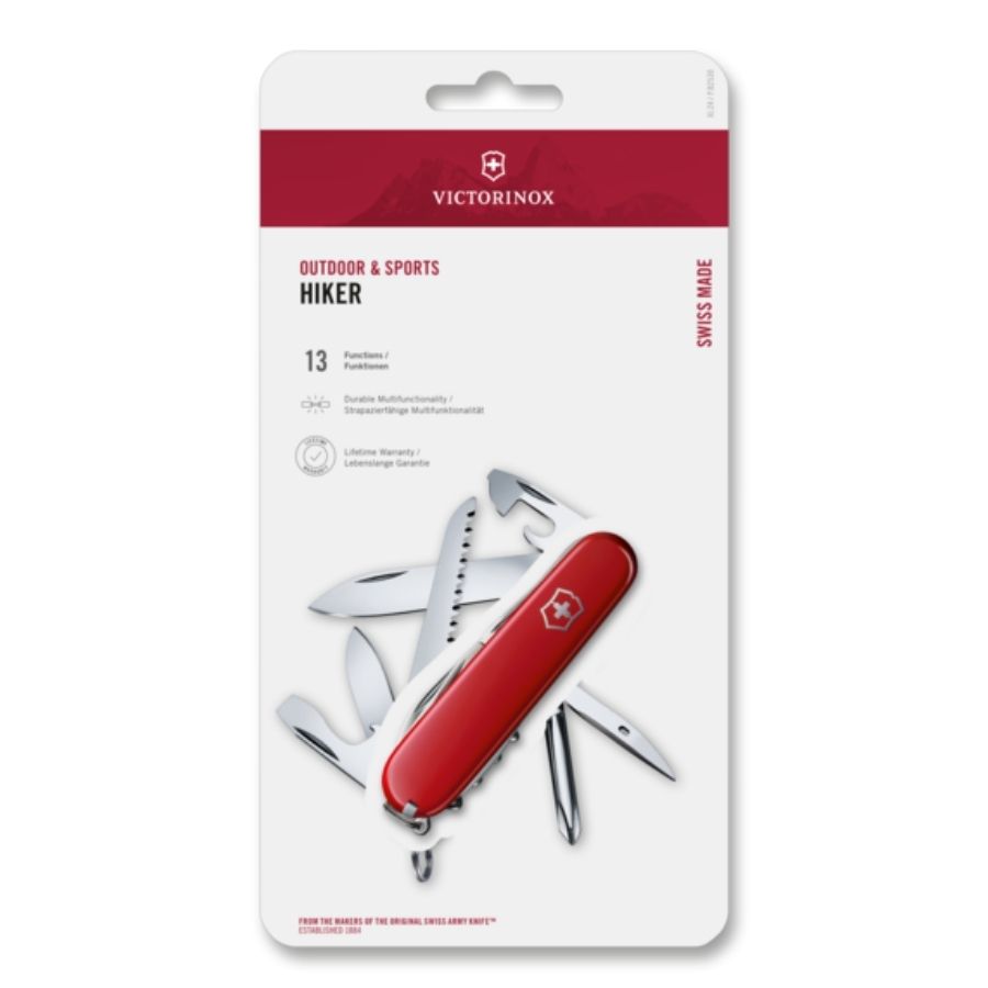 “Victorinox Hiker emballage med schweizerkniv og 13 funktioner