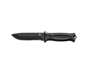 Gerber Strongarm Fast blad Serrated Svart