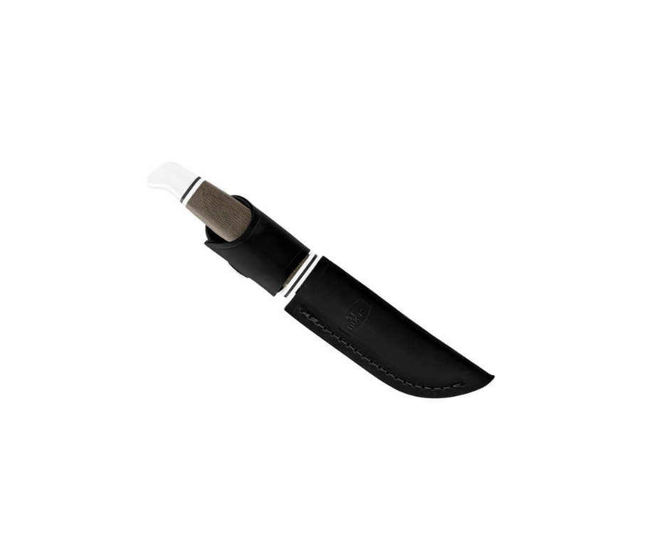 Buck 112 Woodsman Pro fast jagtkniv med sort læderskede