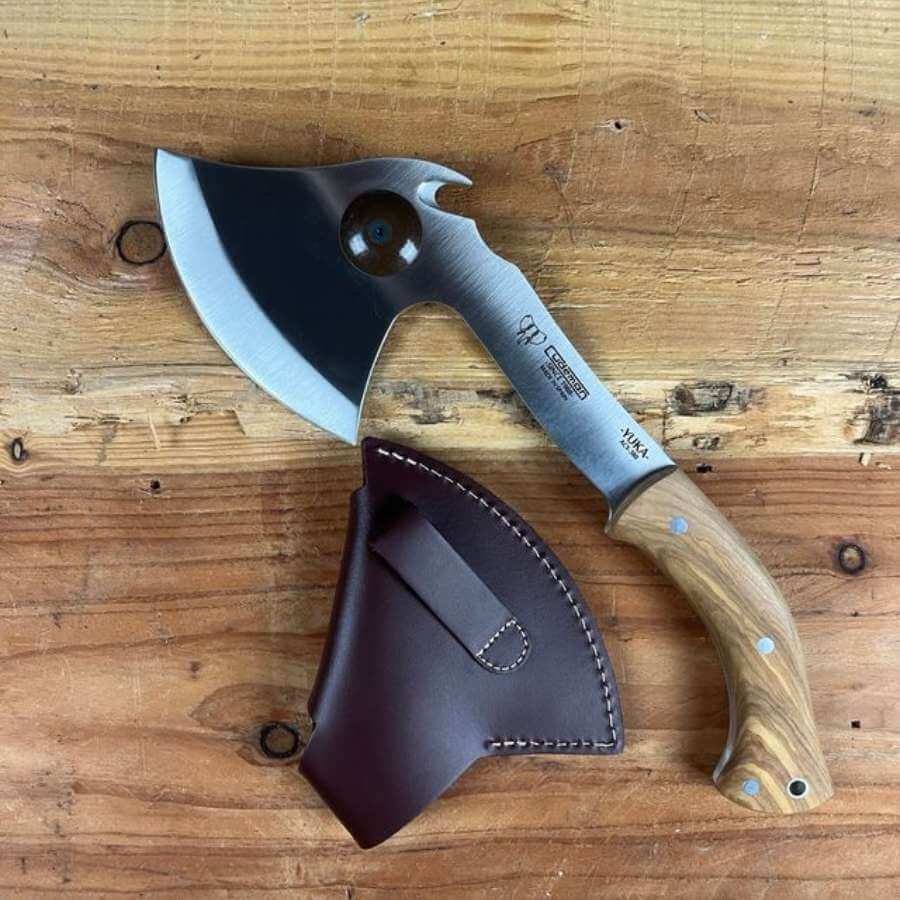 Cudeman Bushcraftyxa med Olivträ - Bild 2