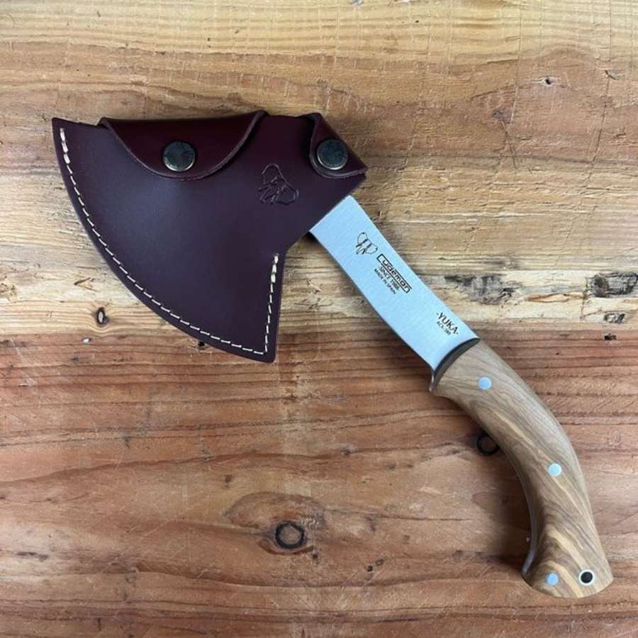 Cudeman Bushcraftyxa med Olivträ - Bild 4