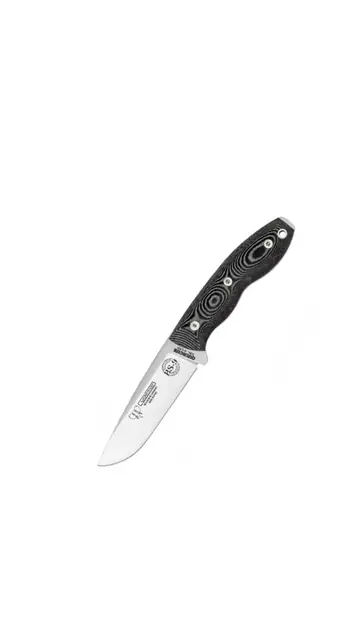 Cudeman Bushcraftkniv med Svart Micarta-handtag