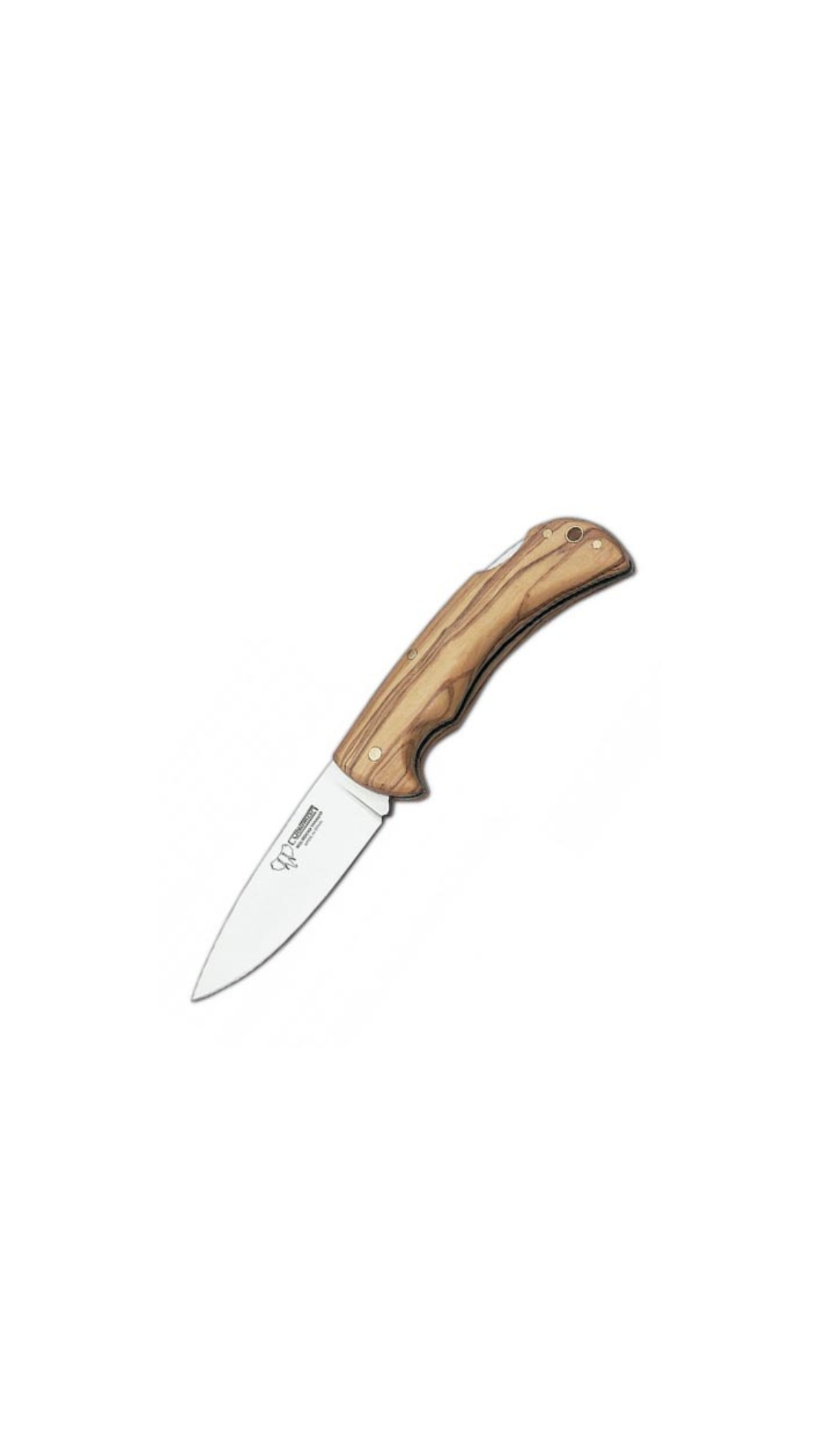 Cudeman Galatea Fällkniv med Olivträ & Läderfodral