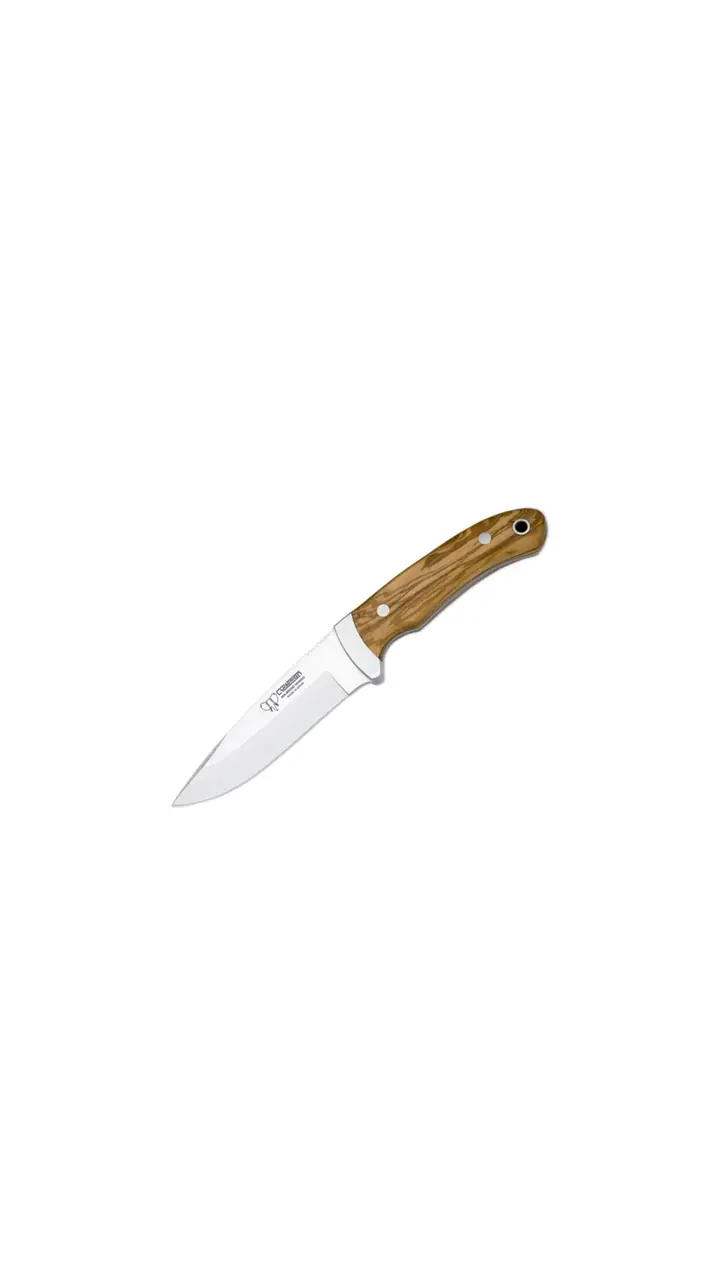 Jagtkniv med oliventræ