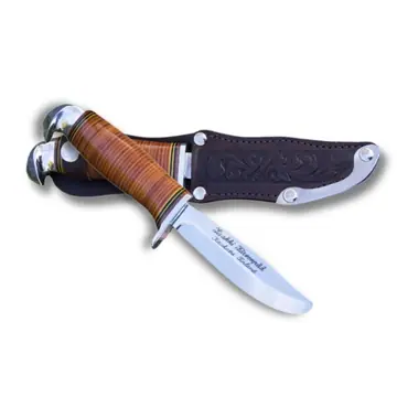 Iisakki Järvenpää Barnens Scout-kniv – Mörk